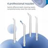 Electric Portable Water Flosser for Braces Rechargeable 4 Cleaning Modes Oral Irrigator for Home Travel Use