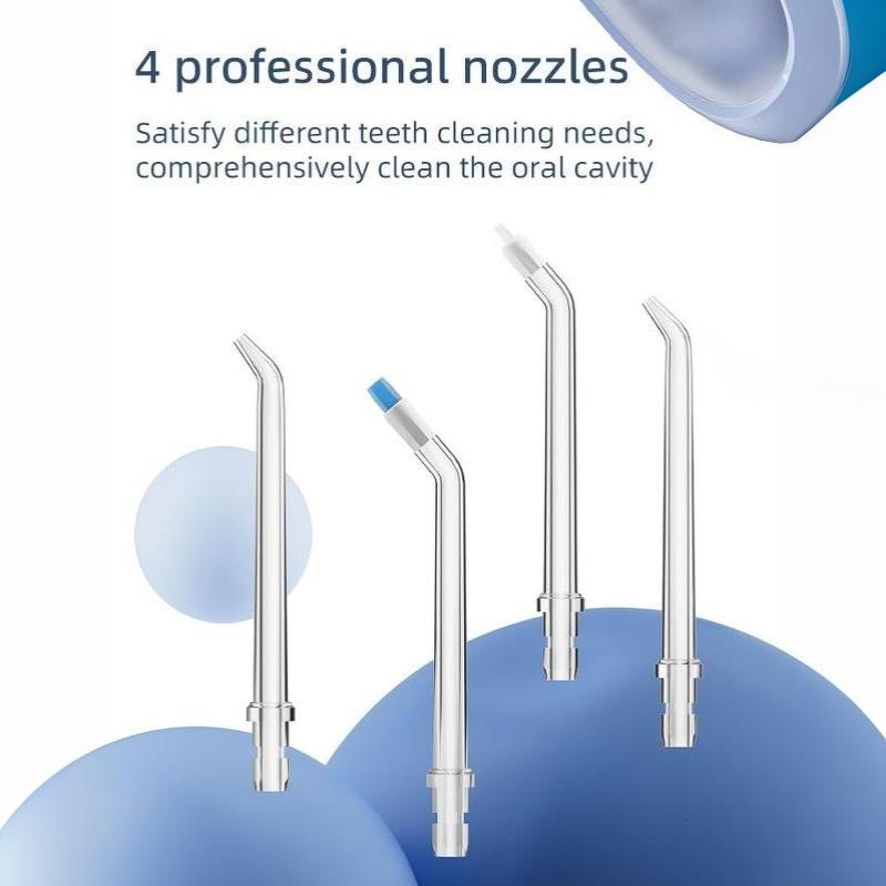 Electric Portable Water Flosser for Braces Rechargeable 4 Cleaning Modes Oral Irrigator for Home Travel Use