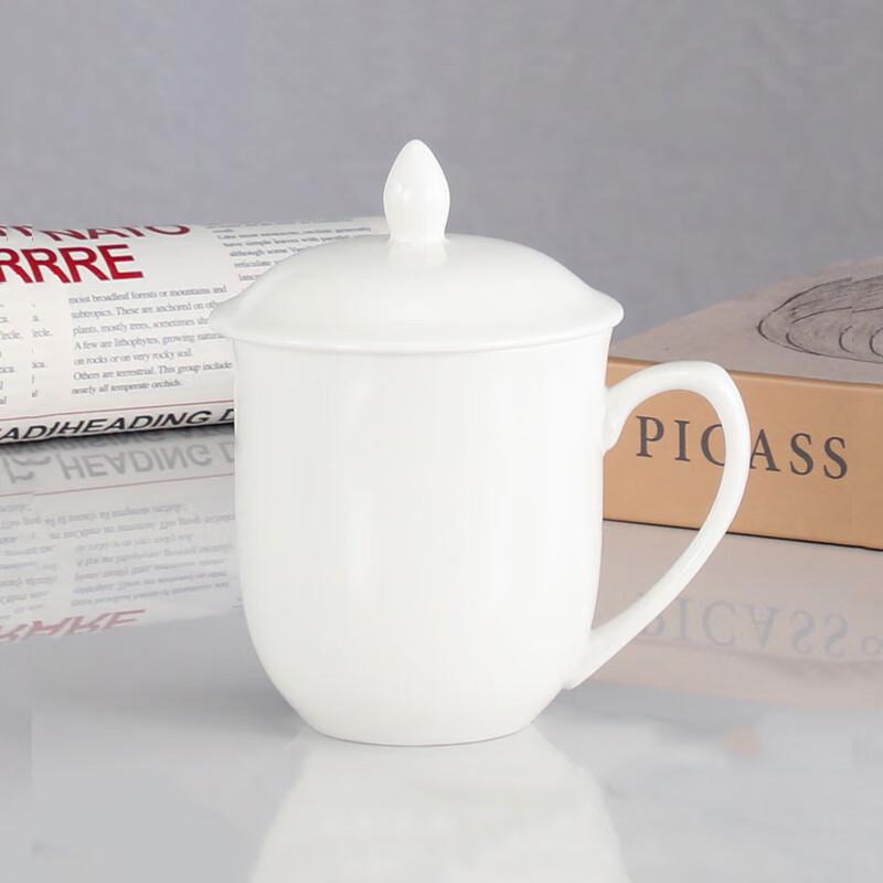 JIN MING LI Ceramic Business Tea Cup with Lid