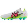 Furon Pro V7+ Comfortable Lightweight AG (Rubber Short Studs) Artificial Grass Soccer Shoes Unisex Soccer Shoes White Green SF1AH75