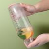 350ml/500ml/700ml/1000ml Plastic Cocktail Shaker Martini Hand Shaker Cup with Scales Milk Tea Wine Drink Shaker Mixer Bar Tools
