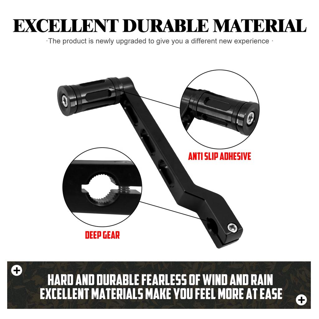Heel Toe Gear Shifter Foot Control Shift Lever Peg for Harley Softail FL 86-17 Touring FLHT FLHR 88-Later Trike Motorcycle