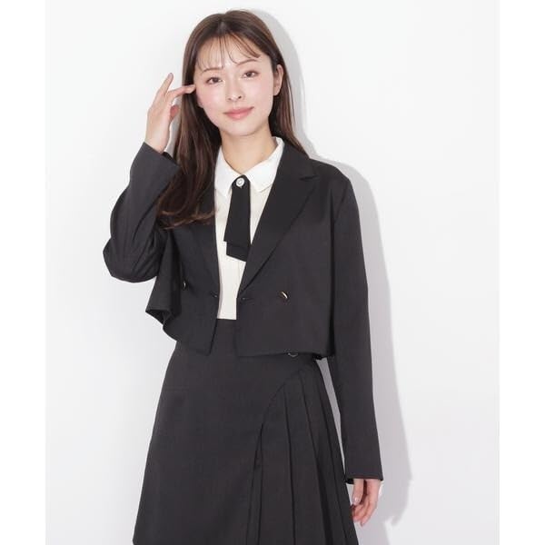 [Jill by Jill Stuart] Linen-like synthetic suiting jacket