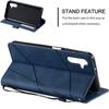 Coque de Protection - BOOLING - Samsung Galaxy A17 4G/5G - Cuir Synthétique Élégant - Bleu Marine