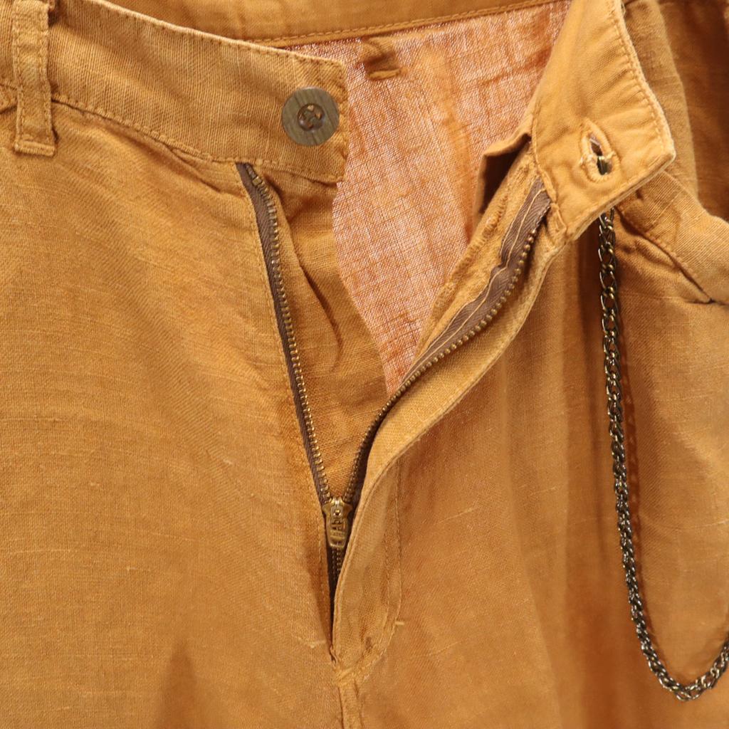 TC Made In Japan Linen Blend Shorts S Orange Series Men's Used