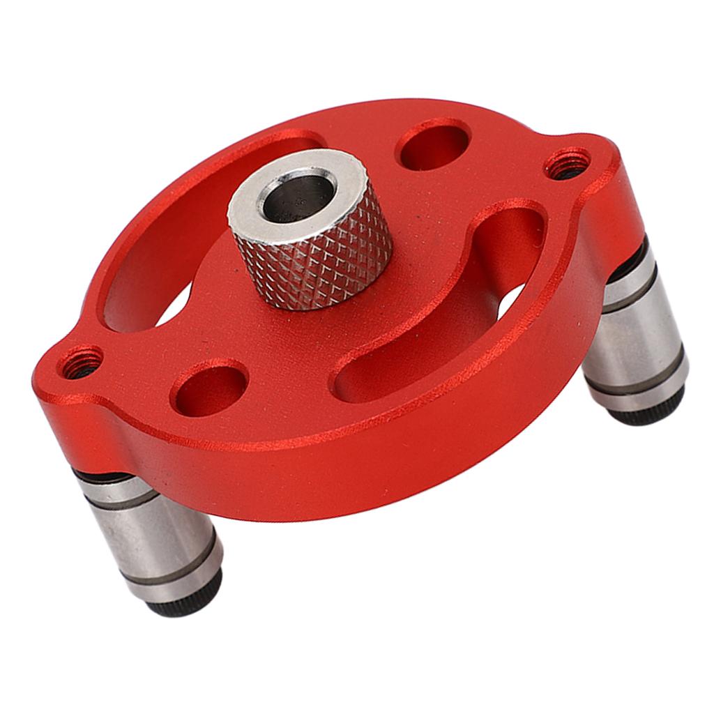 Round Hole Punch Locator Set Self Adaptive Centering Woodworking   Puncher with Drill Bushings