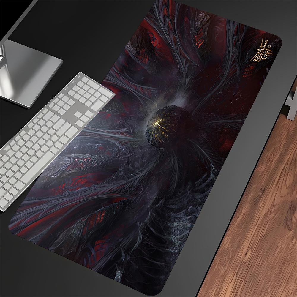 XXL Baldurs Gate Game Mousepad Pc Gaming Accessories Desk Mat Prime Gaming Keyboard Mouse Pad With lock edge Stitched Mats Xxl 300x800x2mm