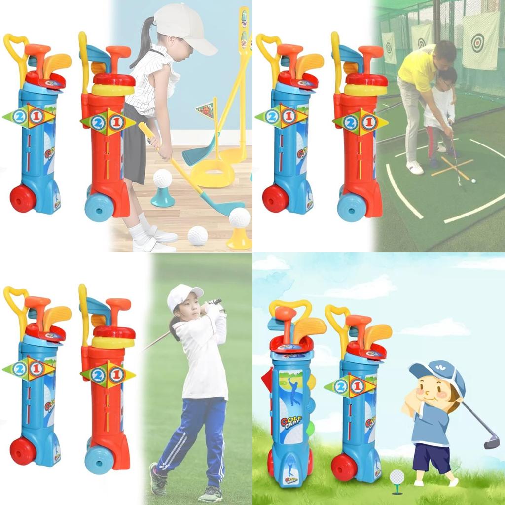 High-quality Plastic Golf Club Mini Set For Kids And Parents Outdoor Fun