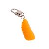 Realistic Fruit Orange Slice Keychain Pvc Alloy Keychain Pendant For Girls Wholesale