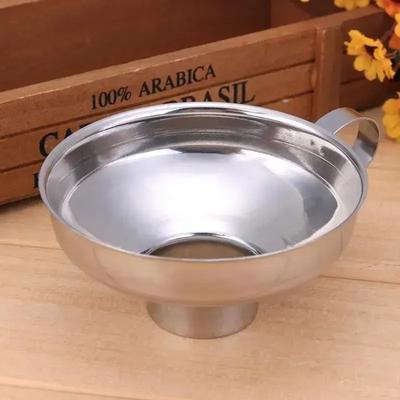 2025 Canning Funnel Stainless Steel Wide Mouth Canning Funnel Hopper Filter Leak Wide-Mouth Can for Oil Wine Kitchen Cooking Tools