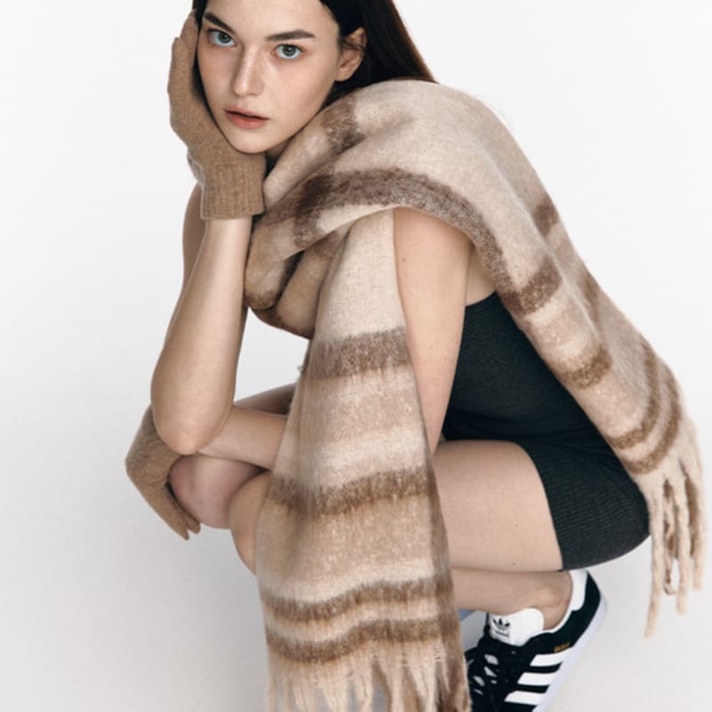 BRIGHTEN Großer Karomuster Schal (5 farben)