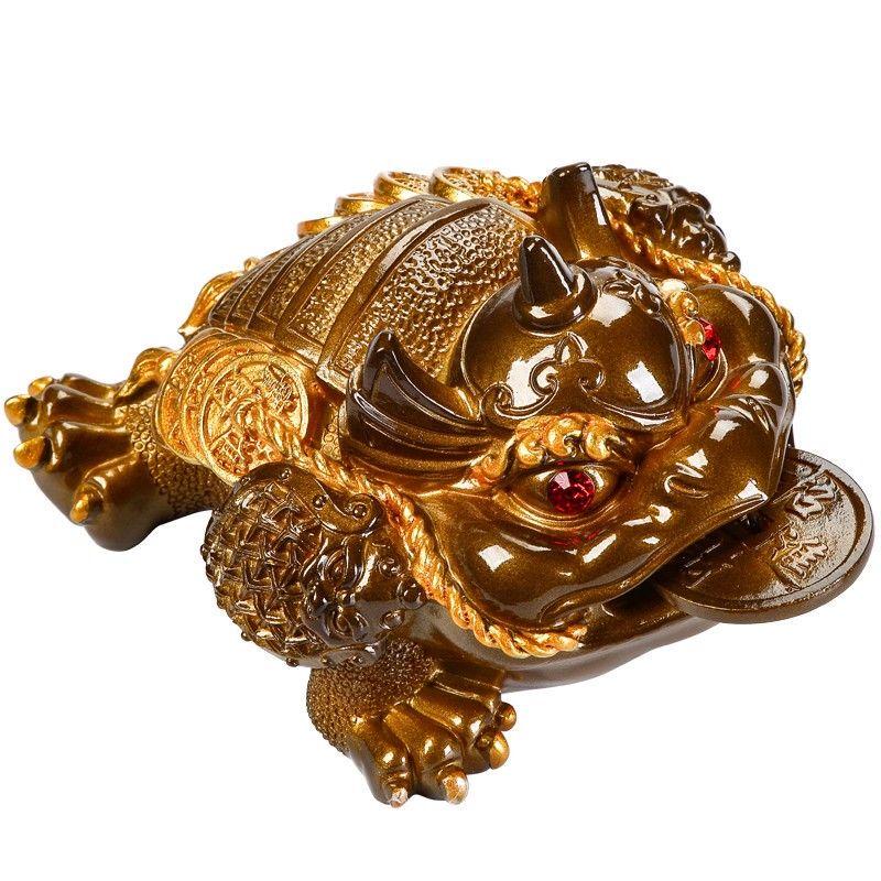 Color-Changing Golden Toad Tea Pet Ornament
