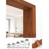 Self-Adhesive Wood Grain Door Renovation Sticker - Waterproof Decorative Cover-Up for Old Doors