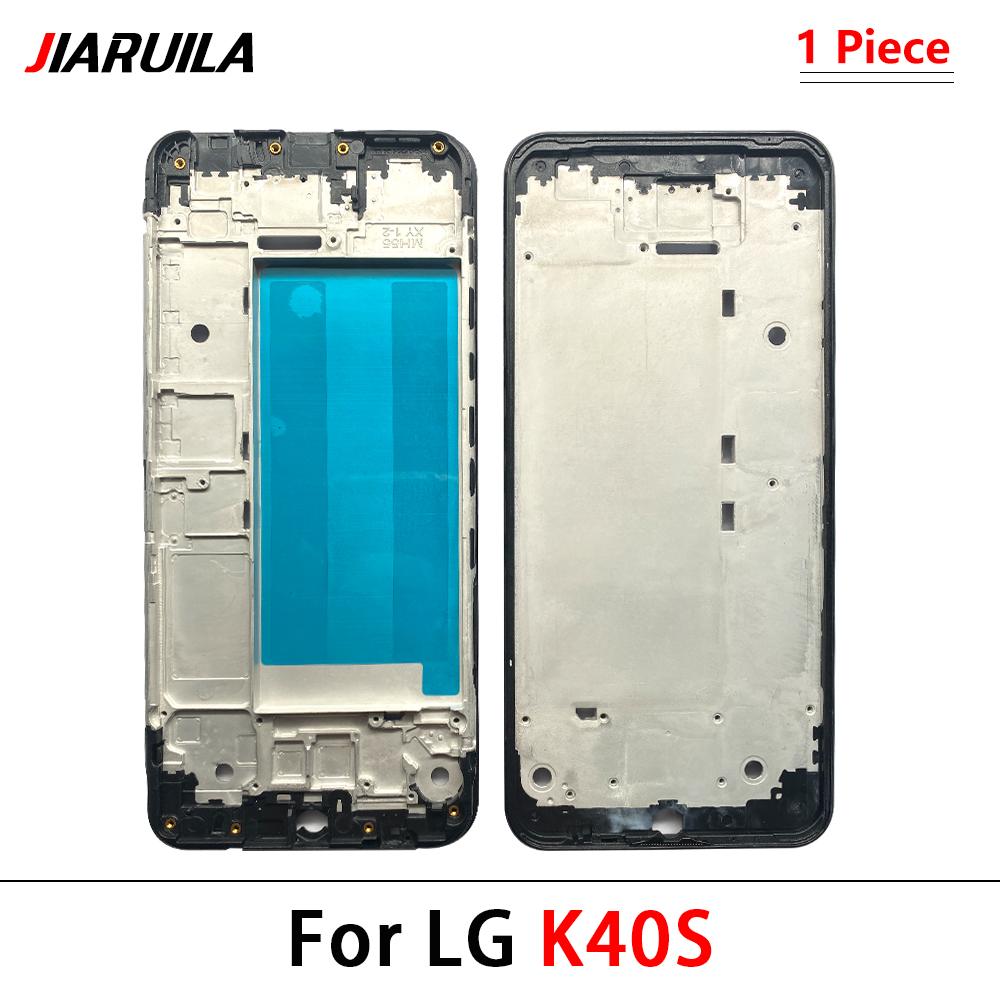 Housing Middle Frame LCD Bezel Plate Panel Chassis For LG K40S K41S K50S K52 Front Frame Housing Bezel Repair