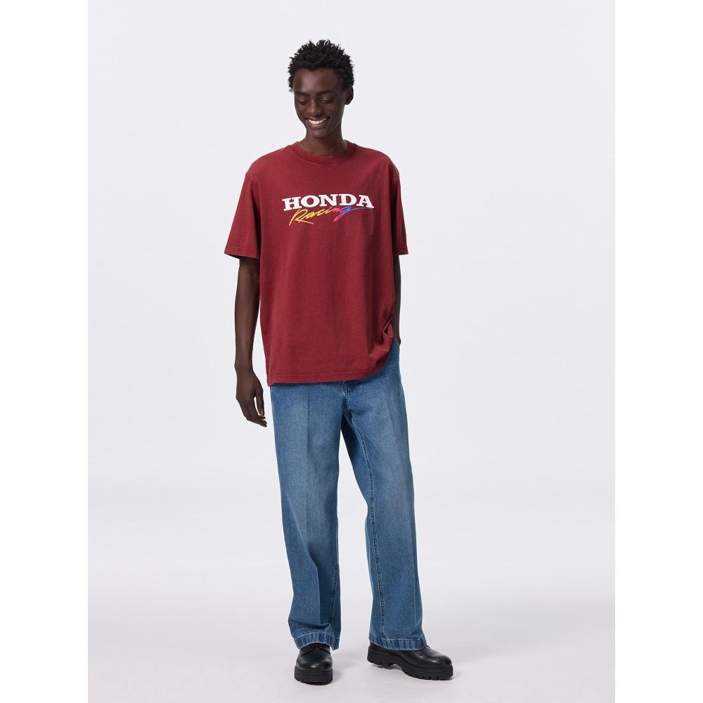 Gu By Uniqlo Washed Graphic T Honda