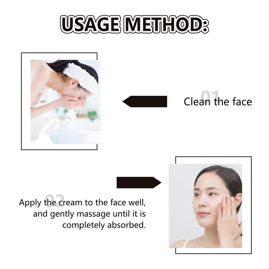 Eelhoe Face Cream Retinol Face Cream Remove Dark Spots Whitening Face Care Moisturizing Anti-Aging Firming Skin Care Cosmetics 100ml