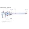 Adjustable Carpentry Tools Vernier Caliper Measuring Micrometer Ruler with Watch