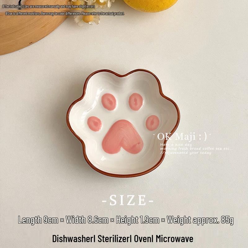 

Stylish Ceramic Kitten Dipping Dish: Cute, High-Value Condiment Bowl