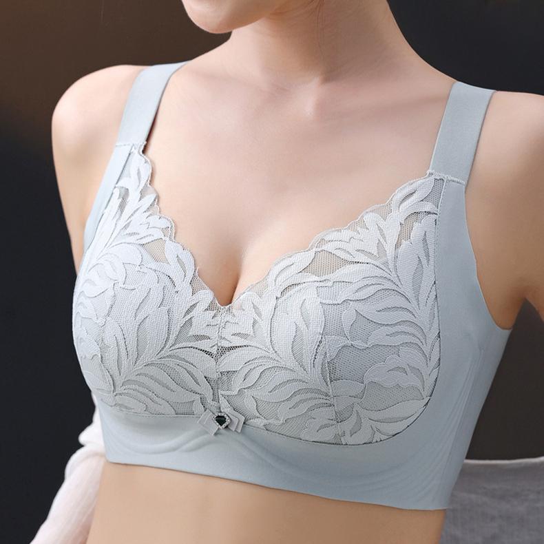 Underwear Women's Thin Size Large Size Bra Adjustable Bra Converging Breast Straightening Anti Sagging Bra