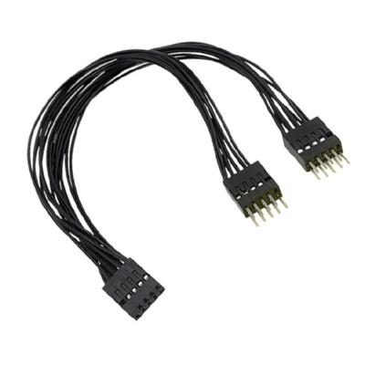 Cablu splitter comutator placă de bază 9 pini Cablu prelungitor placă de bază computer 9 pini 1 femelă la 2 masculi Splitter în Y