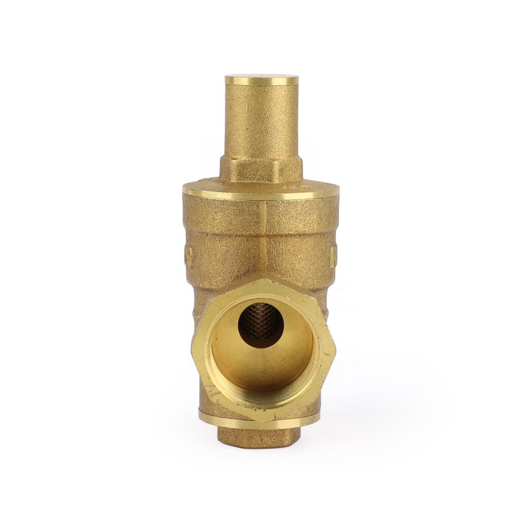 DN20 3/4" Brass Adjustable Water Pressure Reducing Regulator Valves With Gauge