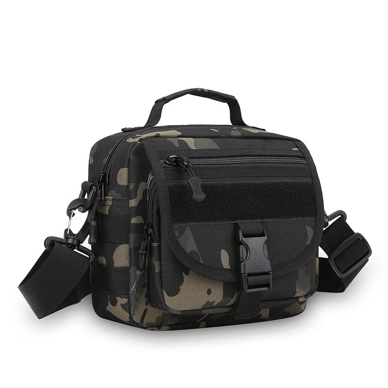 Men's Tactical Camouflage Crossbody Bag -Vintage   Nylon Chest Pack (Vintage Army Sling Bag for Hunting/Outdoors)