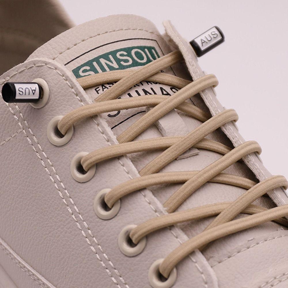 Colorful Shoelace Buckle Creative Quick Shoe Lace Portable Free Tie Shoelaces  Unisex