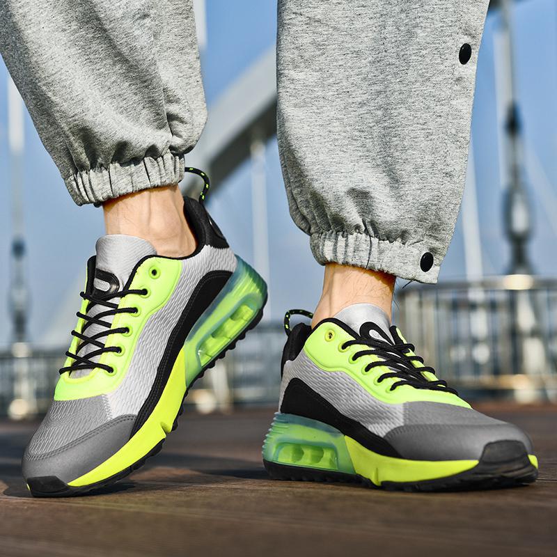 Tenis Men Shoes Trainers Casual Unisex Shoes Breathable Lace-Up Men Sneakers Air Cushion Running Shoes