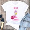 Cute Pink Poodle Animal Print White Tshirt FeUnisex Dog Mothers Lover Tshirt Mothers Day Gift Graphic T Shirts Women Clothes