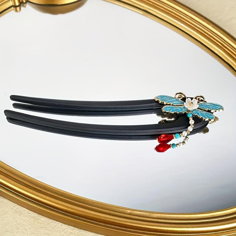 New Chinese style U-shaped disc-shaped hairpin with exquisite styling, women's styling, fixed headband, hairpin