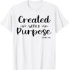 Created With A Purpose Exodus Bible Verse Shirt Christian T-Shirt