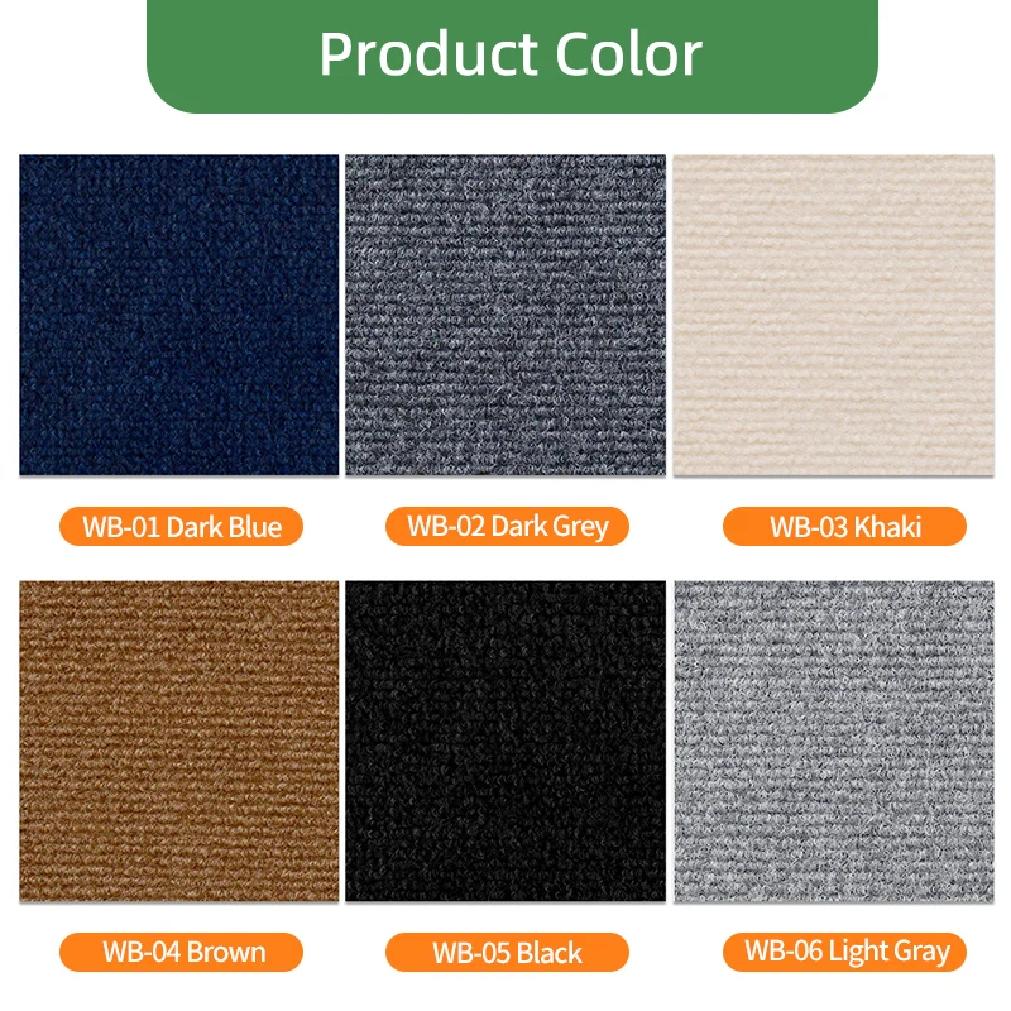 10pcs Carpet Floor Tiles Sticker Adhesive Stickers Carpet Peel And Stick Removable DIY Home Furnishings Indoor Room Carpets