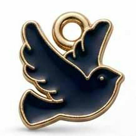 EB-11 Peace Dove Alloy Pendant - Bracelet, Necklace, Keychain, Earrings, Charms