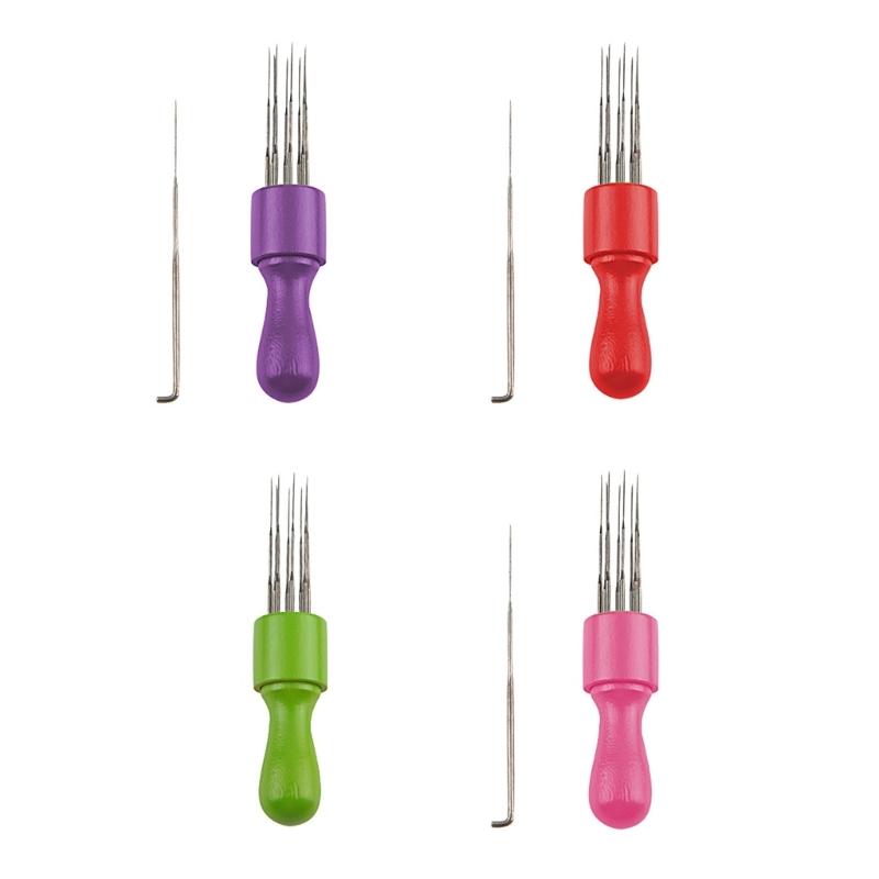 Wool Felt Pen with 8 Needle  Felting Tool Wool Felt Product Handmade Crafts Project Making Present Accessories