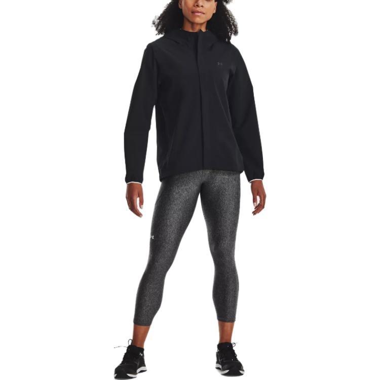 Under Armour Jackets Women's Black Hooded Moderate Other 1376067-001