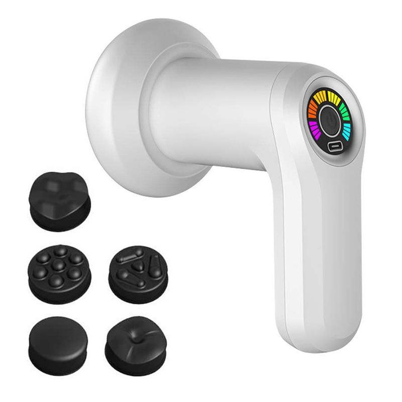Body Massager, Home Massage Stick With 5 Massage Heads, Convenient Fat Pusher, Wireless Charging, Handheld Whole Body Kneading