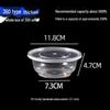 Handun Disposable Round Takeaway Bowls with Lids