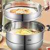 Aishida 3-Layer Stainless Steel Steamer
