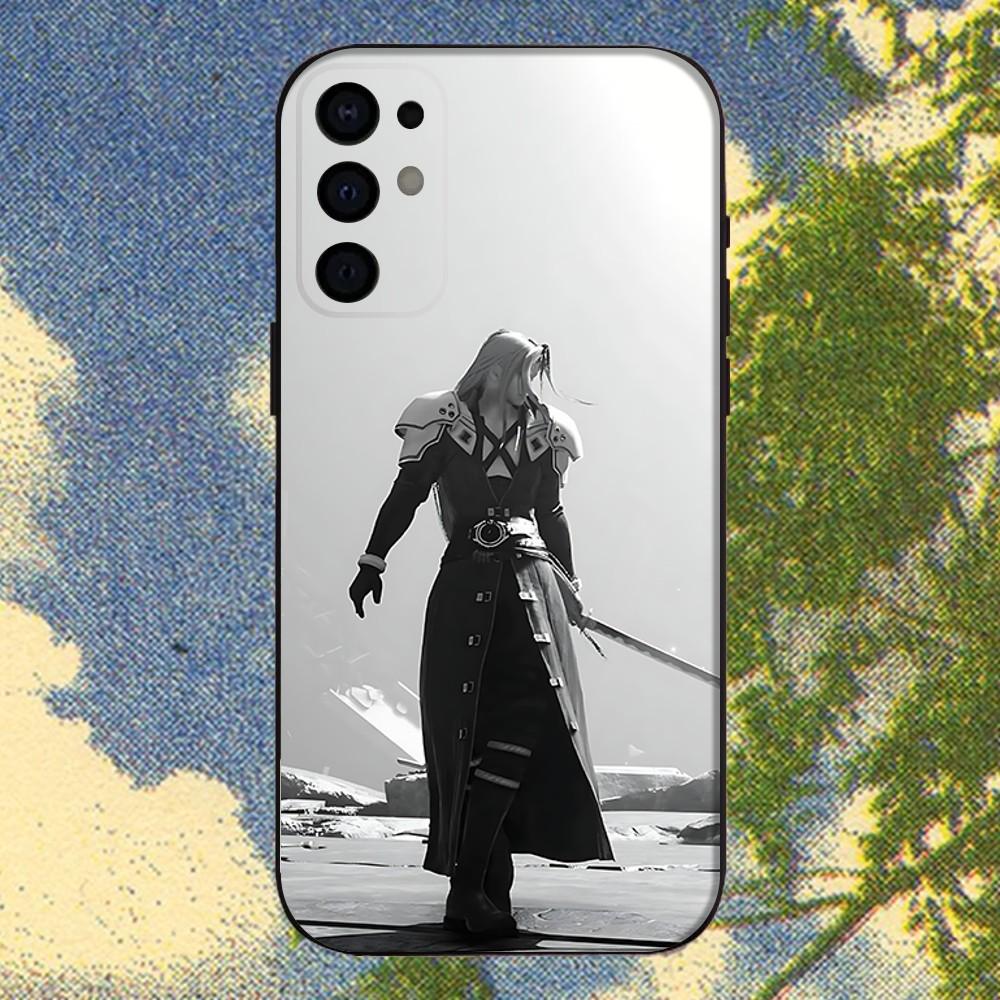 Final F-Fantasy Game Sephiroth Phone Case For Samsung S25,S24,S21,S22,S23,S30,Ultra,S20,Plus,Fe,Lite,Note,10,9,5G Black Cover