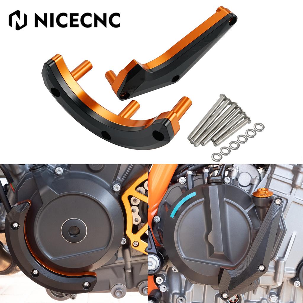 For KTM 890 Duke/R 2020-2023 NICECNC Engine Clutch Alternator Cover Guard 790 Duke 18-23 890 Duke 890 Duke R 2020 2021 2022 2023