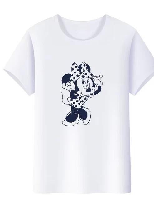 Cute Minie Mouse T Shirts Short Sleeve Unisex Unisex Unisex10 S