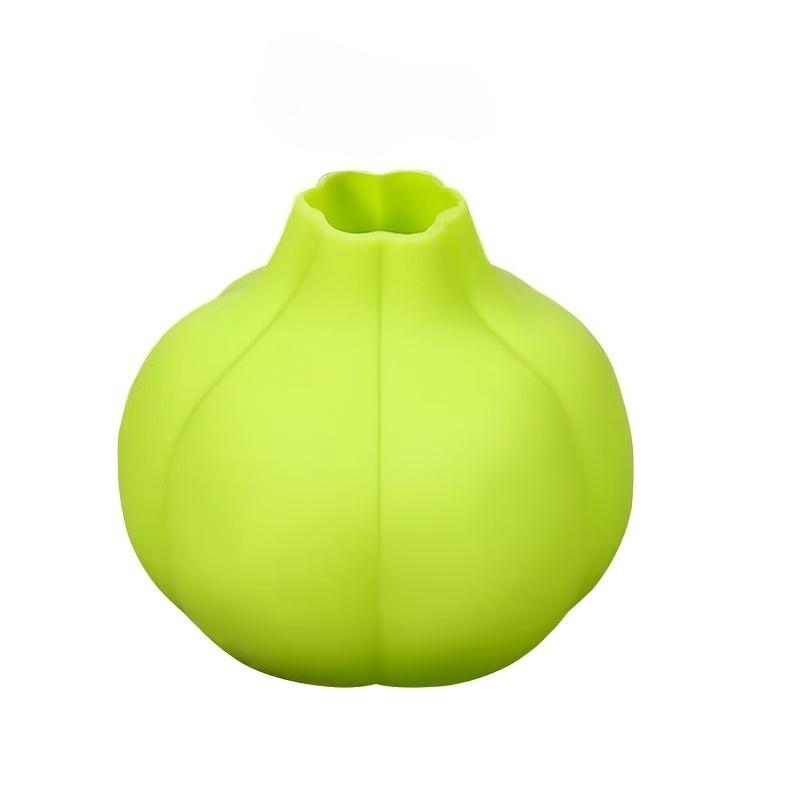 1PC Kitchen Garlic Peeler Garlic Puree Silicone Garlic Peeler Garlic King Garlic Peeler зелёный