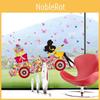 Lovely Girl Art Wall Stickers For Kids Rooms With Removable Pvc Material And Classic Appeal