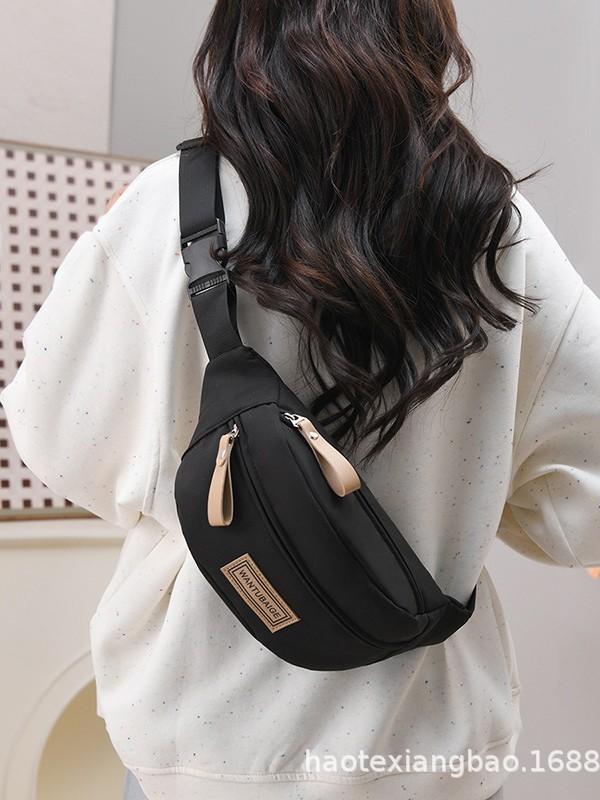2025 Trendy Versatile Lightweight Crossbody Bag - Large Capacity, Breathable, One-Shoulder Sport Chest and Waist Bag for Couples