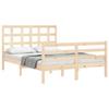 VidaXL Bed Frame with Headboard 120x200 Cm Solid Wood 3193981