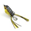 1Pc 10G 3D Eyes Frog Lure Soft Tube Bait Plastic Fishing Lure With Fishing Hooks