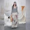 unifree Spring 2026 Plus Size Korean Style Color Block Loose Knit Set