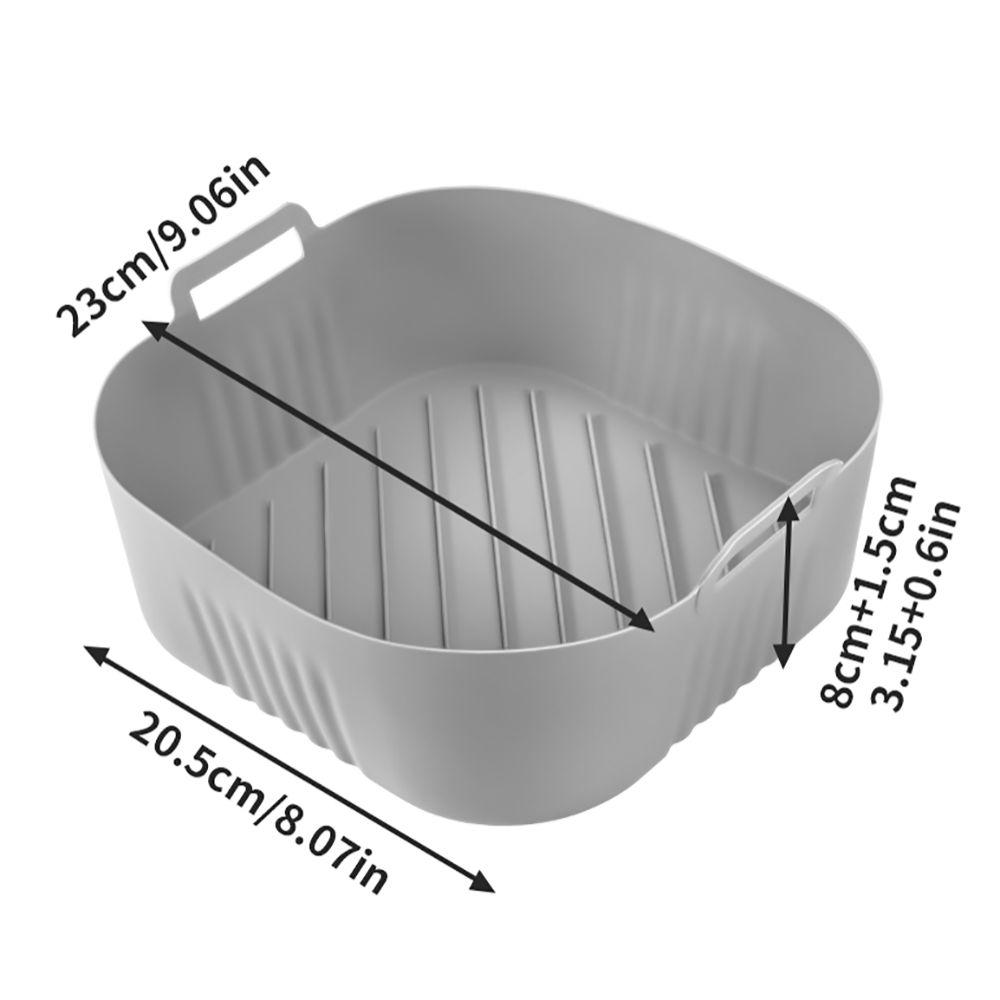 Silicone Air Fryer Mold 6.2L Reusable Air Fryer Baking Pan Oil Filter Strip Baking Mat for PhilipsNA230 COSORI6.2L