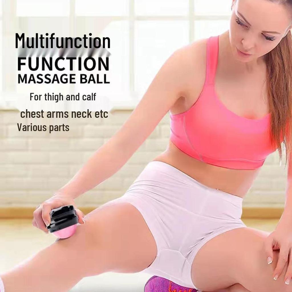 Handheld Resin Massage Roller for Acupressure and Muscle Relaxation