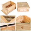Premium Fir Wood Beekeeping Kit: Waxed, Self-Draining Beehive with Honey Flow Comb, Individually Packaged.